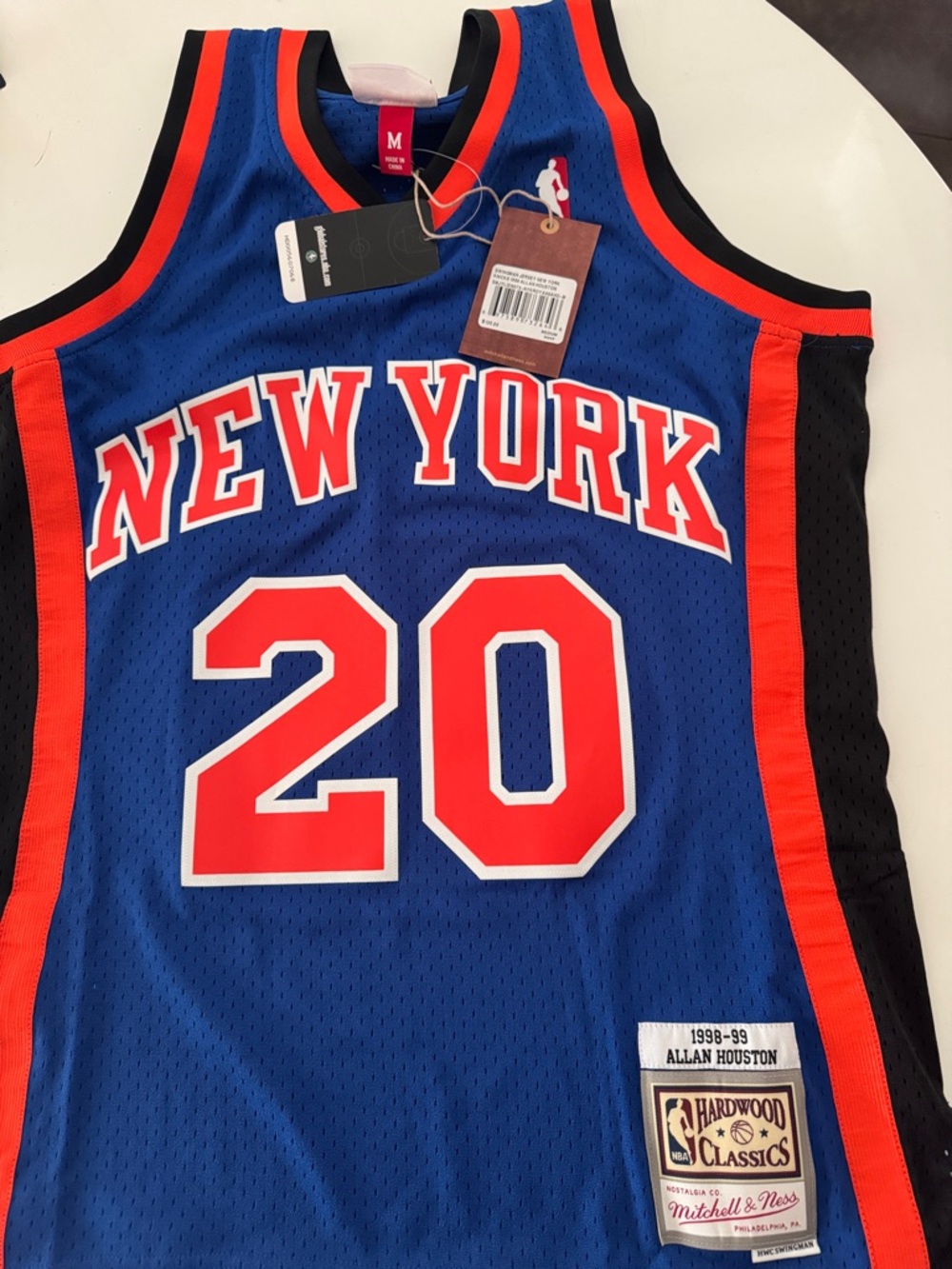 Mitchell & Ness Allan Houston Swingman #20 HWC Jersey size M (NWT)